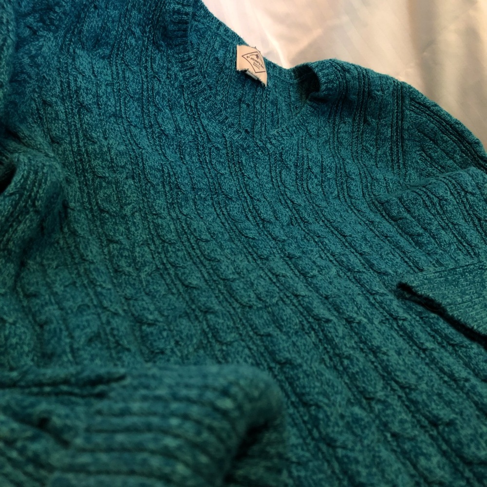 St Johns Bay V-Neck Sweater Plus Size-1X